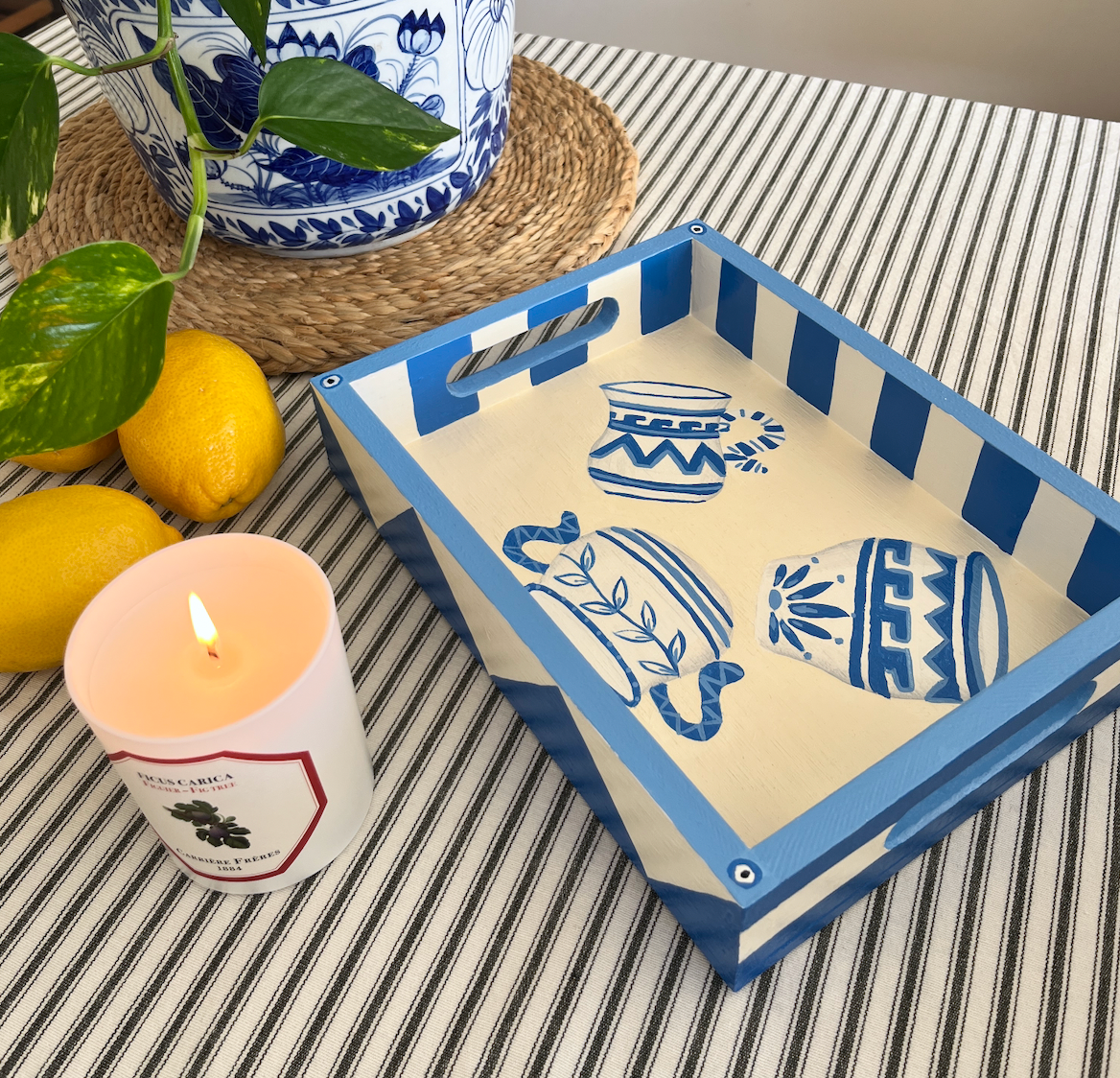 Mediterranean Pot Tray (Small)