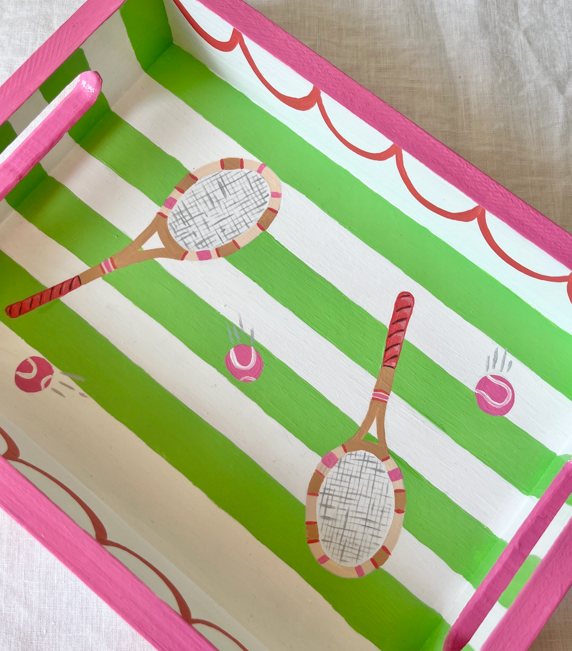Retro Tennis Tray (Small)