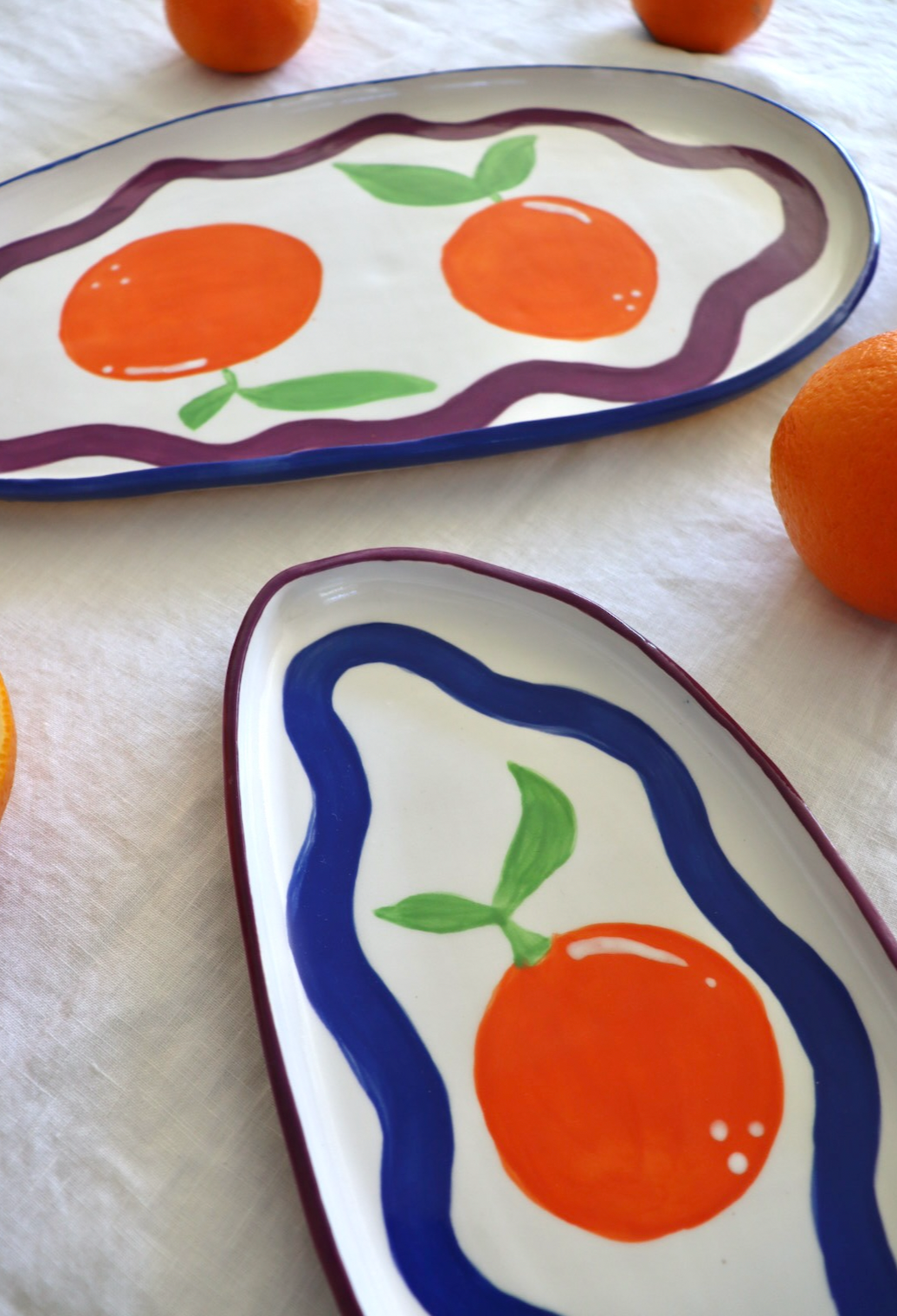Orange Platter (Set of 2)