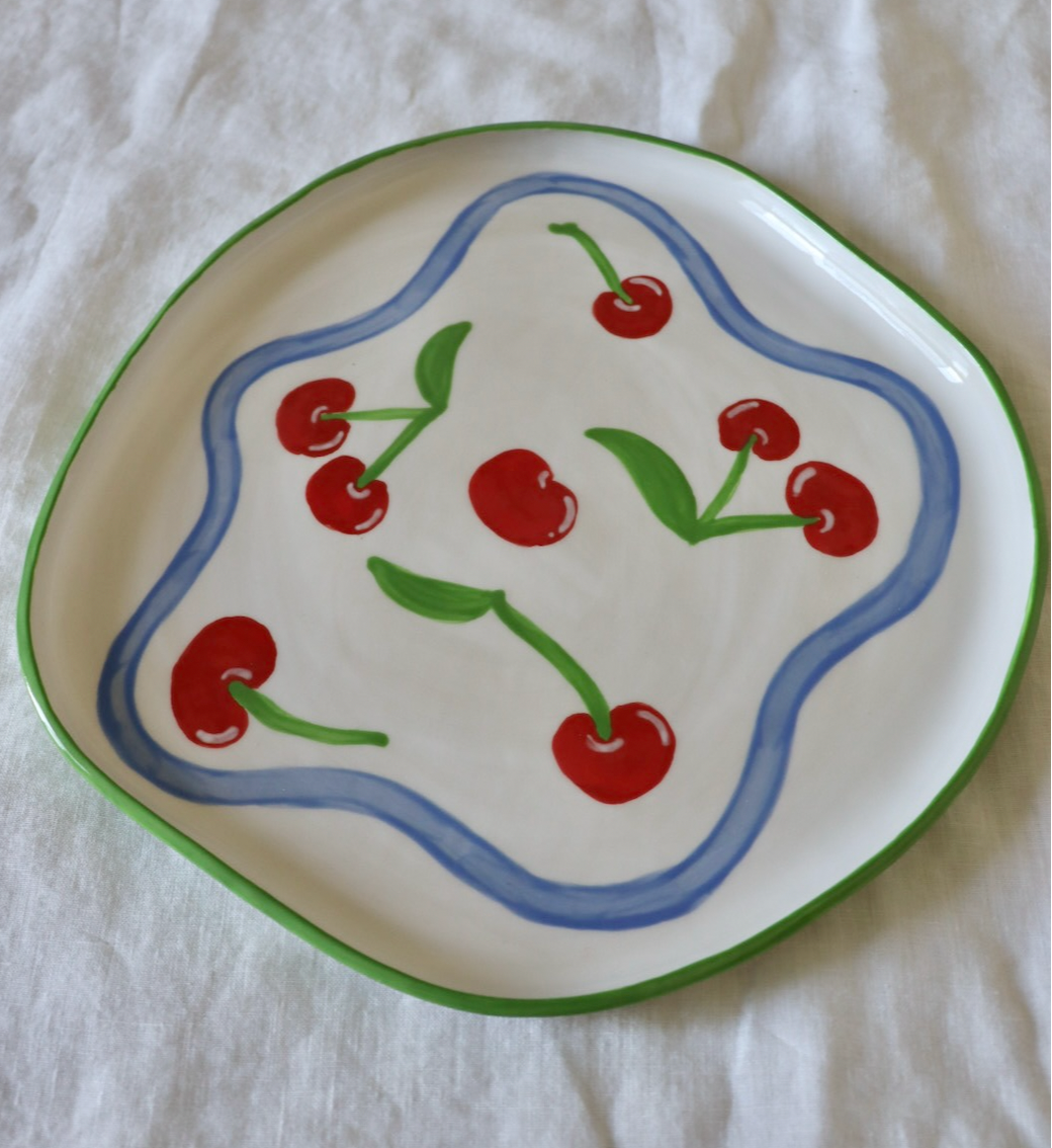 Cherry Plate (Abstract)