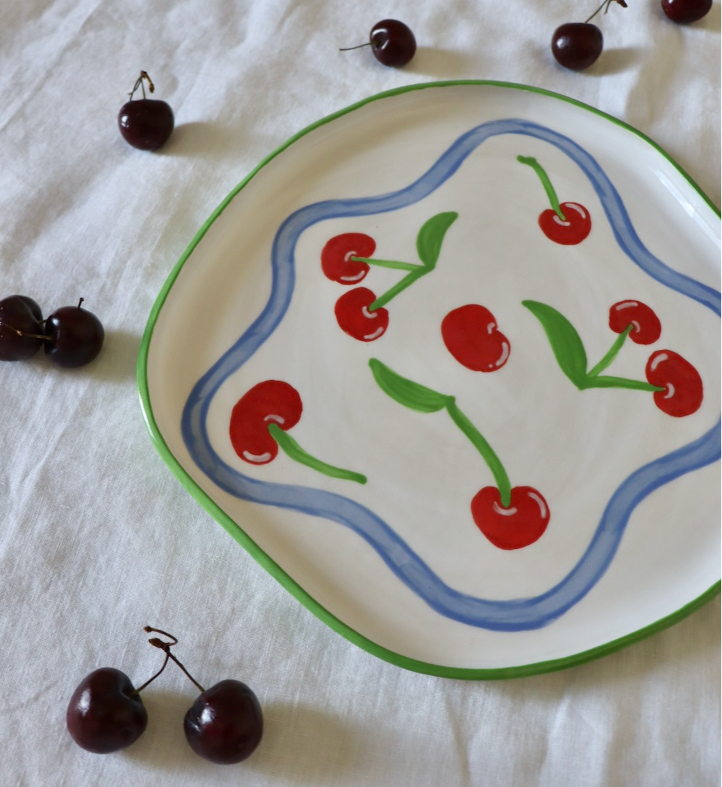 Cherry Plate (Abstract)