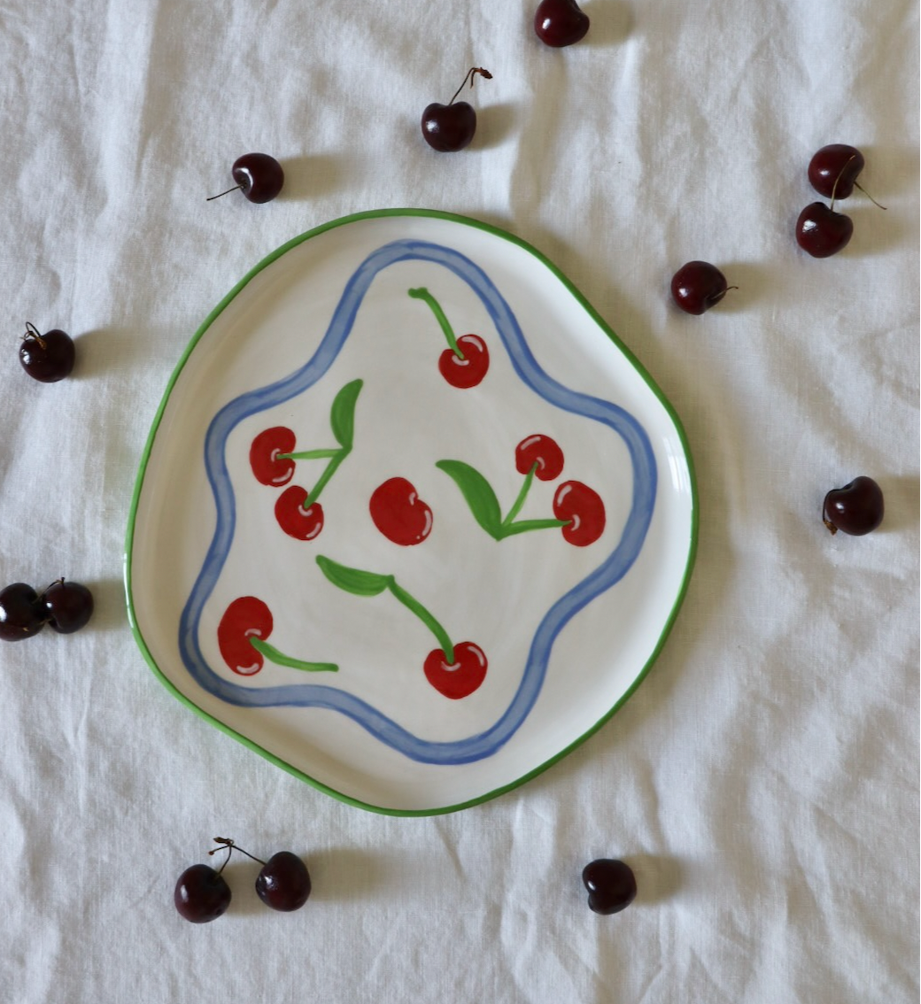 Cherry Plate (Abstract)
