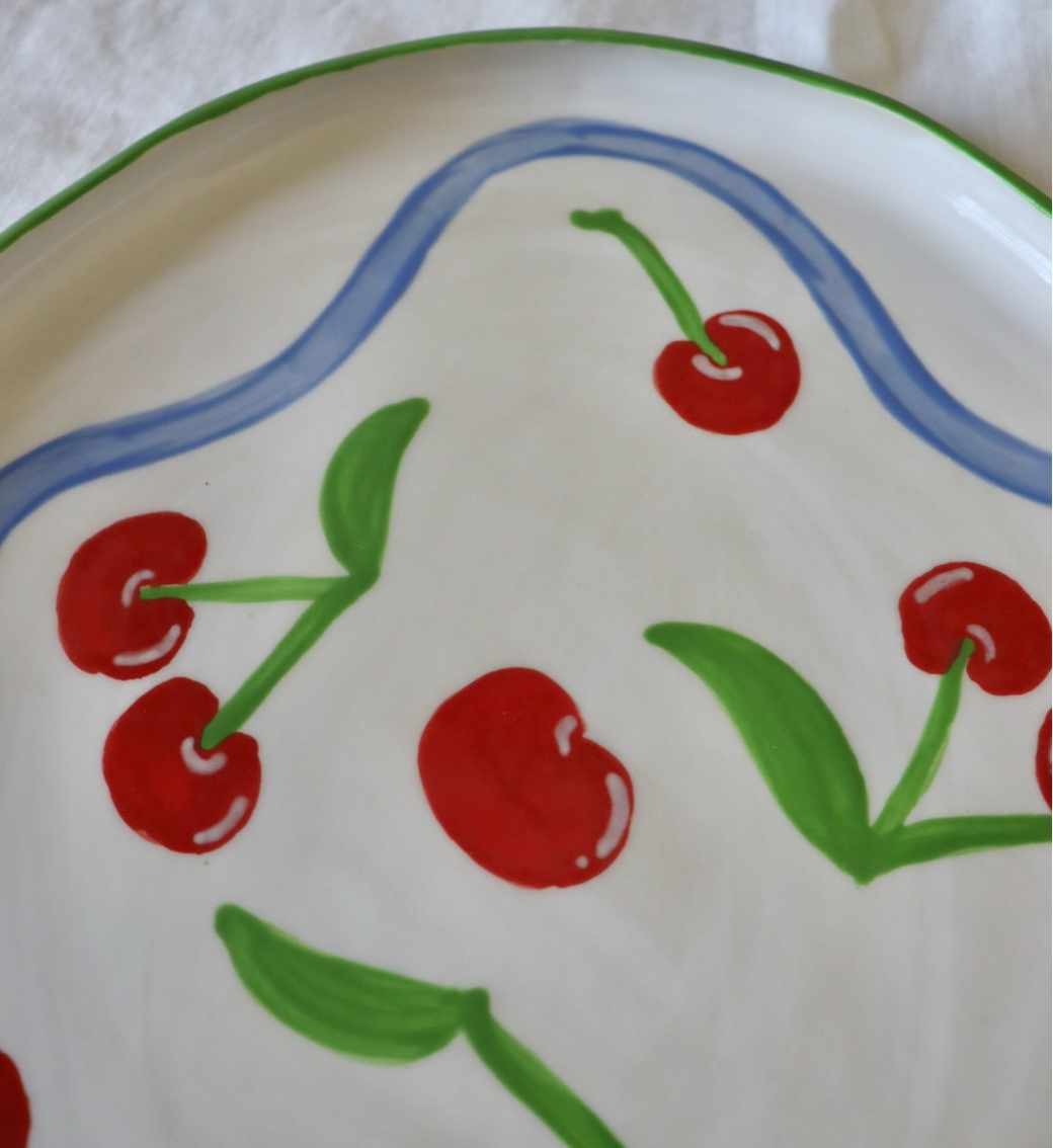 Cherry Plate (Abstract)