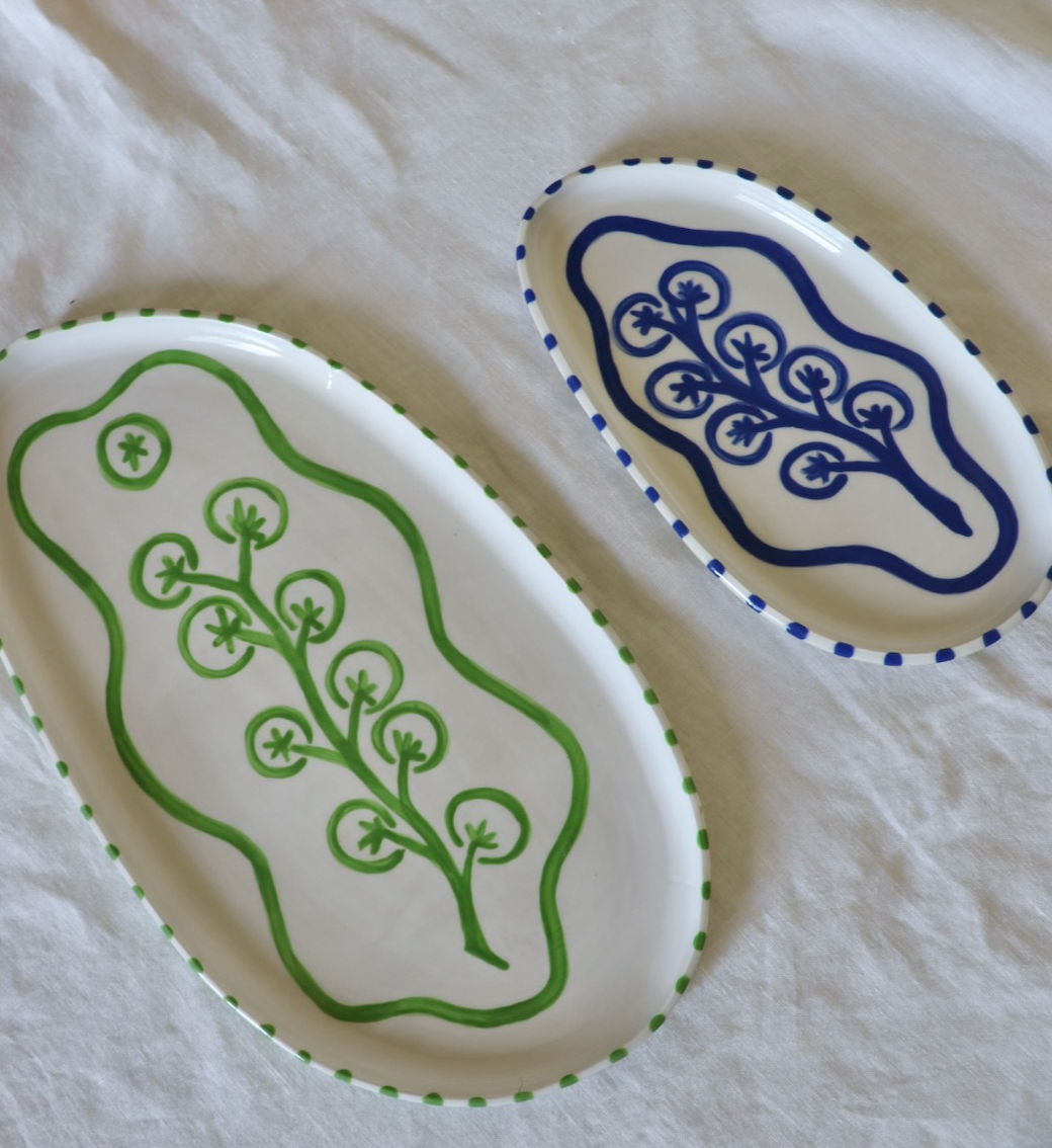 Cherry Tomato Platters (Set of 2)