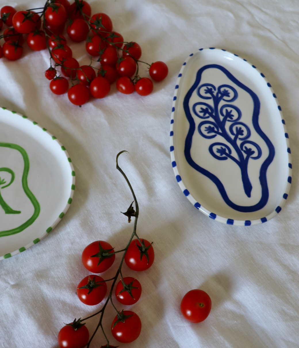 Cherry Tomato Platters (Set of 2)