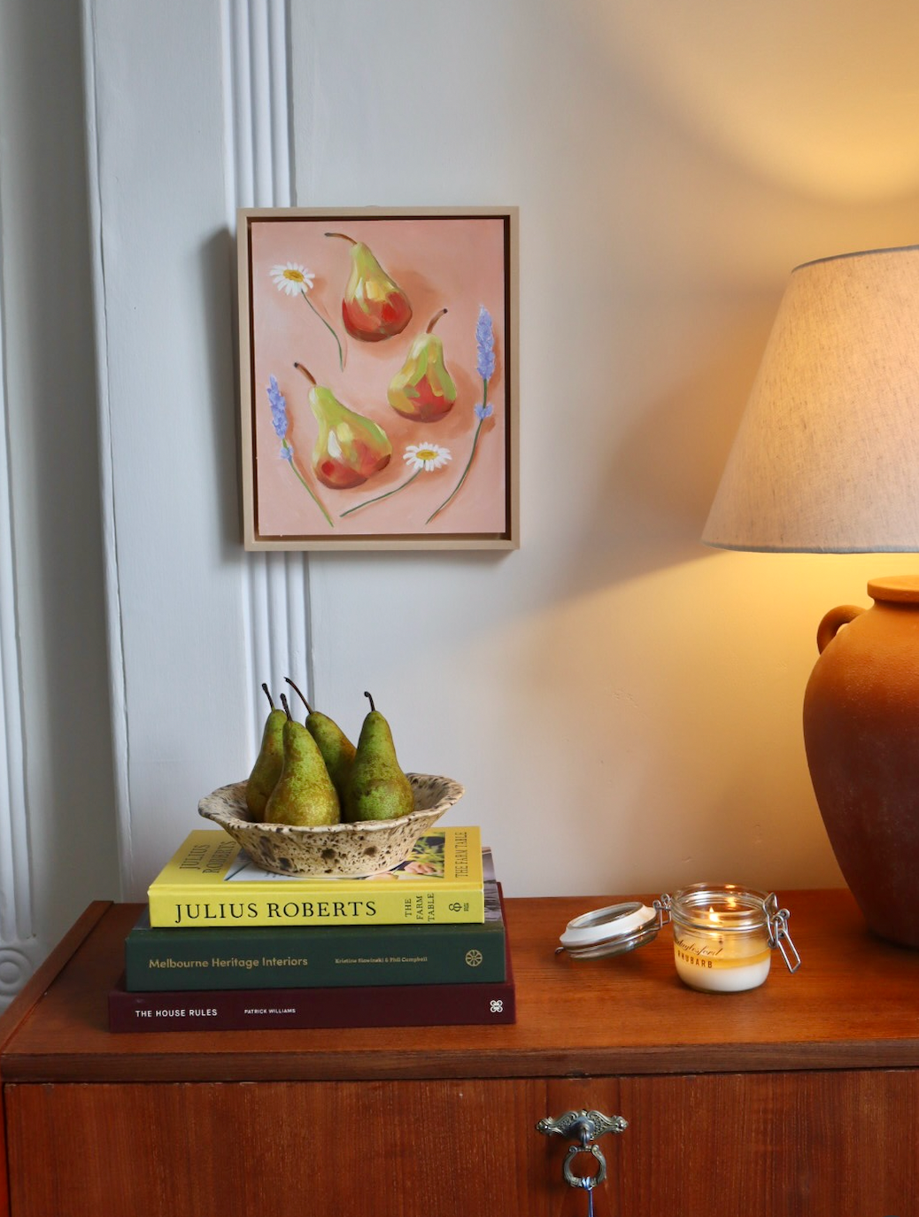 Pears & Flowers