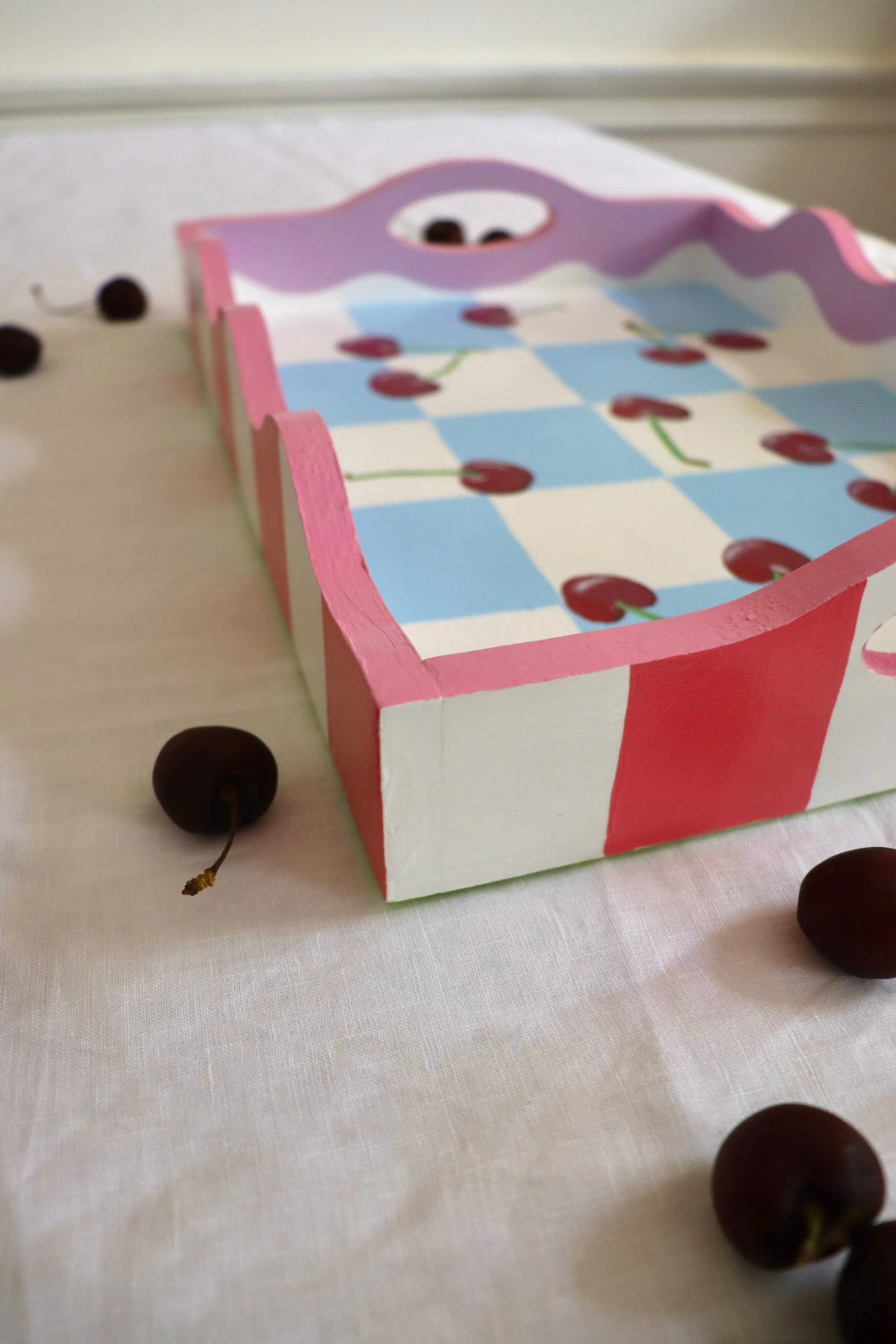 Cherry Tray (Wavy Large)