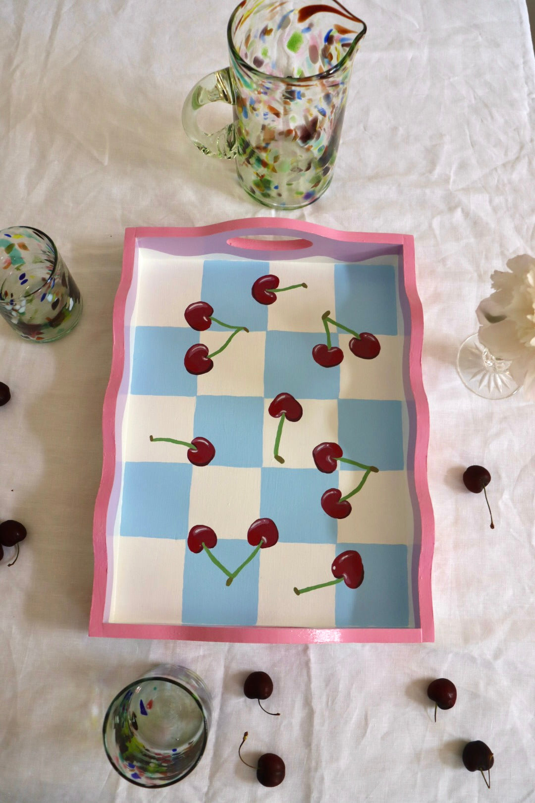 Cherry Tray (Wavy Large)