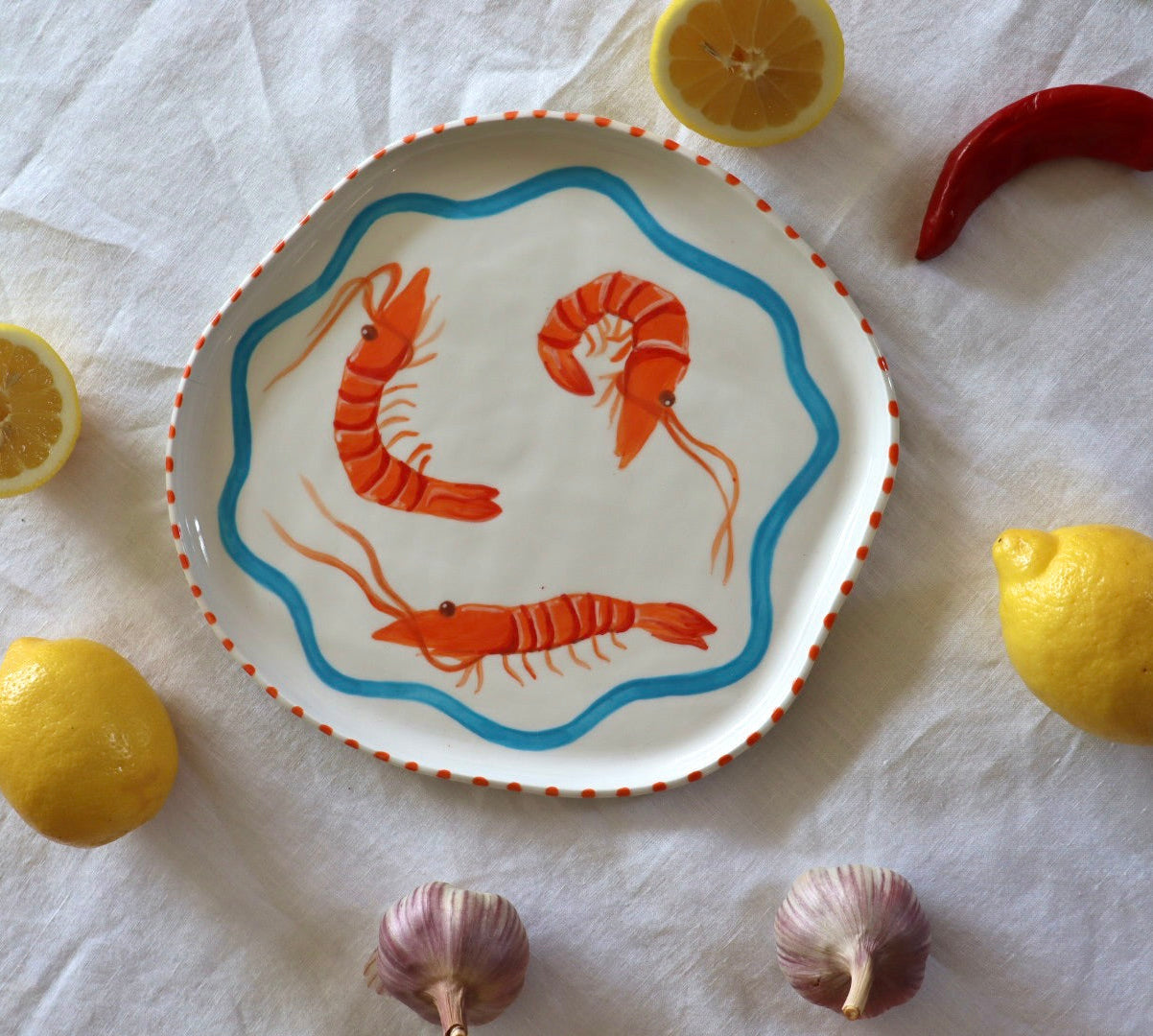 Prawn Plate (Abstract)
