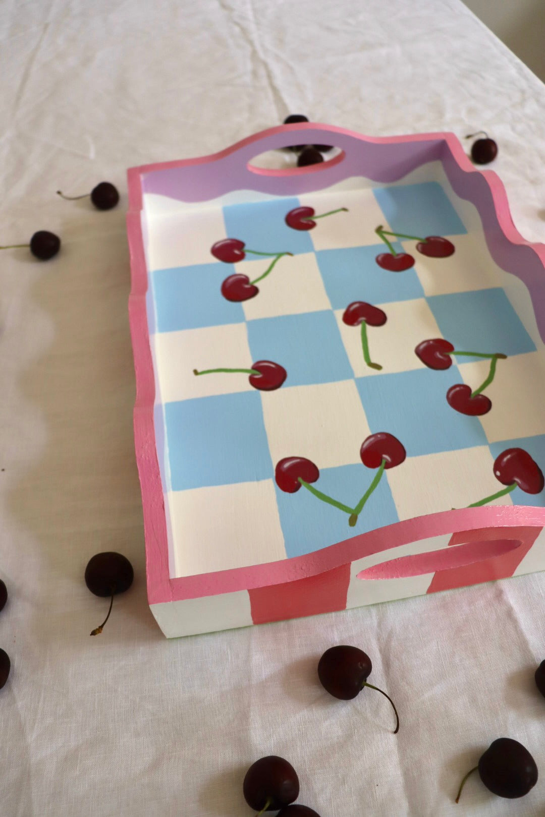 Cherry Tray (Wavy Large)