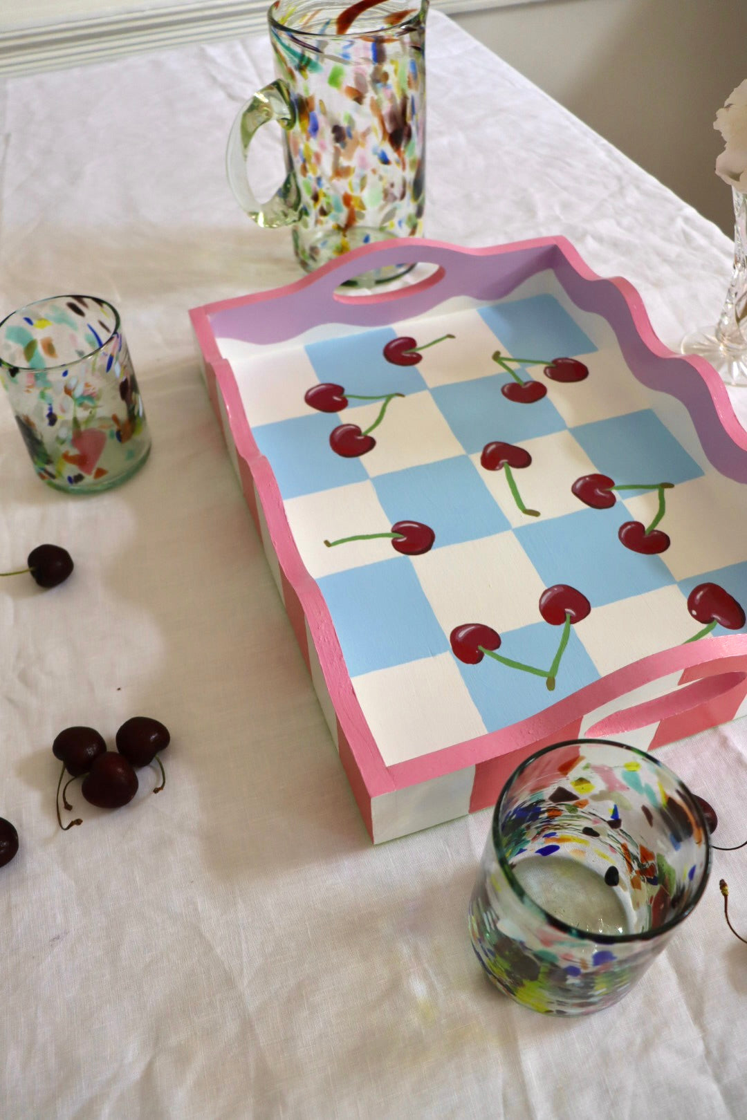 Cherry Tray (Wavy Large)