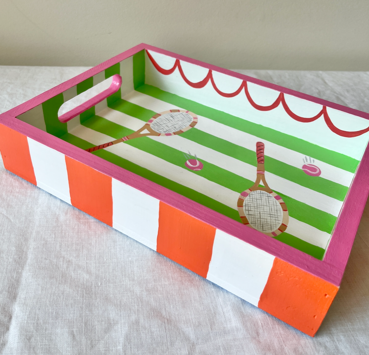 Retro Tennis Tray