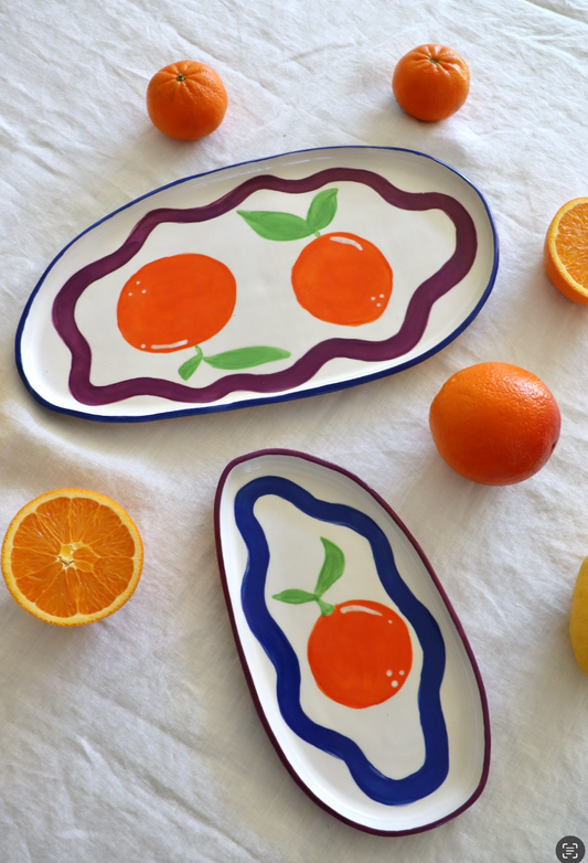 Orange Platter (Set of 2)