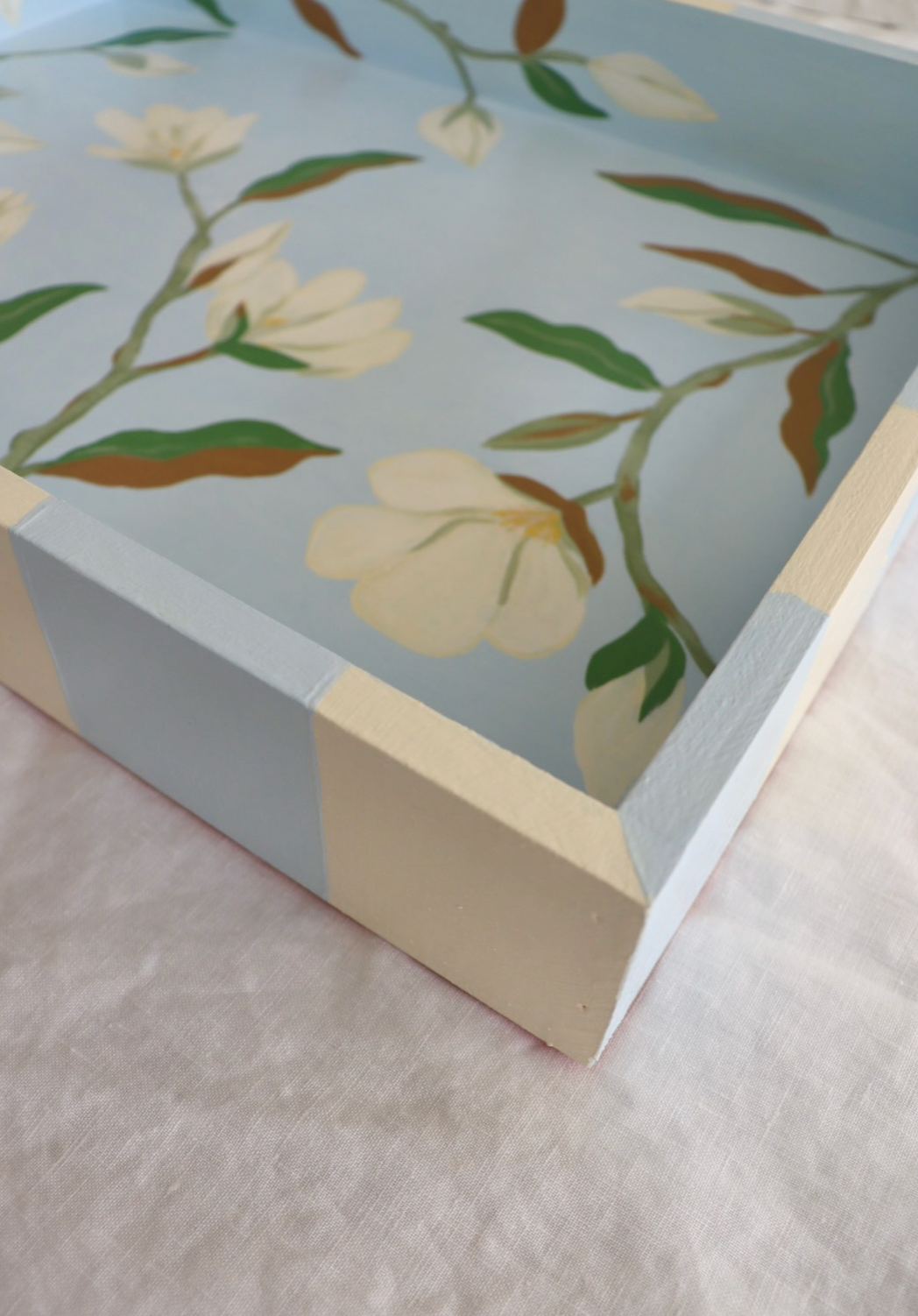 White Magnolia Tray (Extra Large)