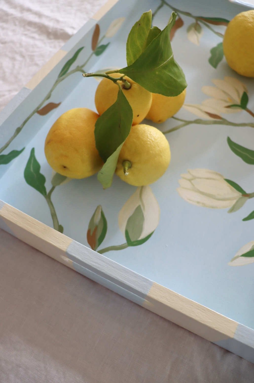 White Magnolia Tray (Extra Large)