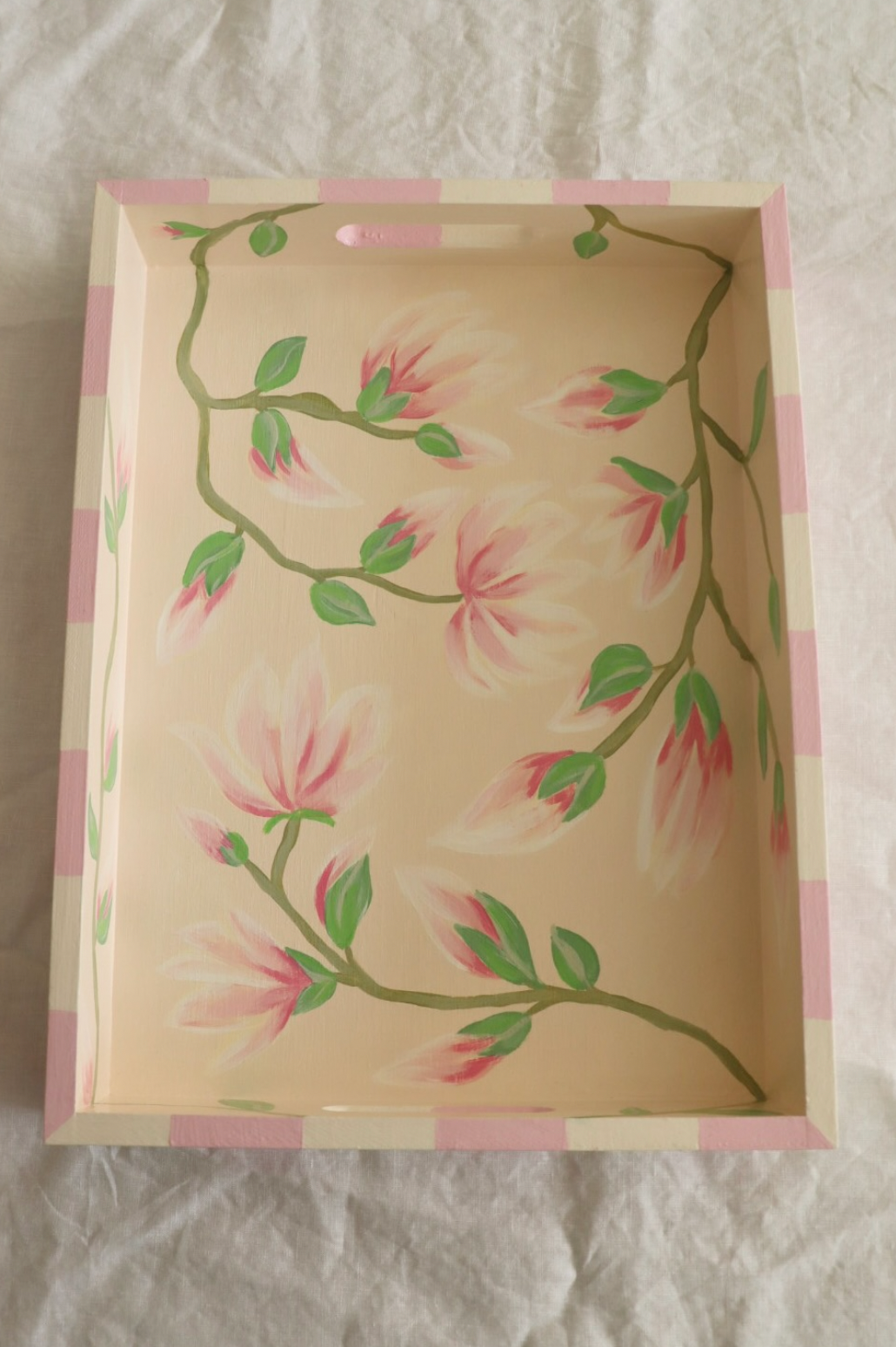 Pink Magnolia Tray (Large)