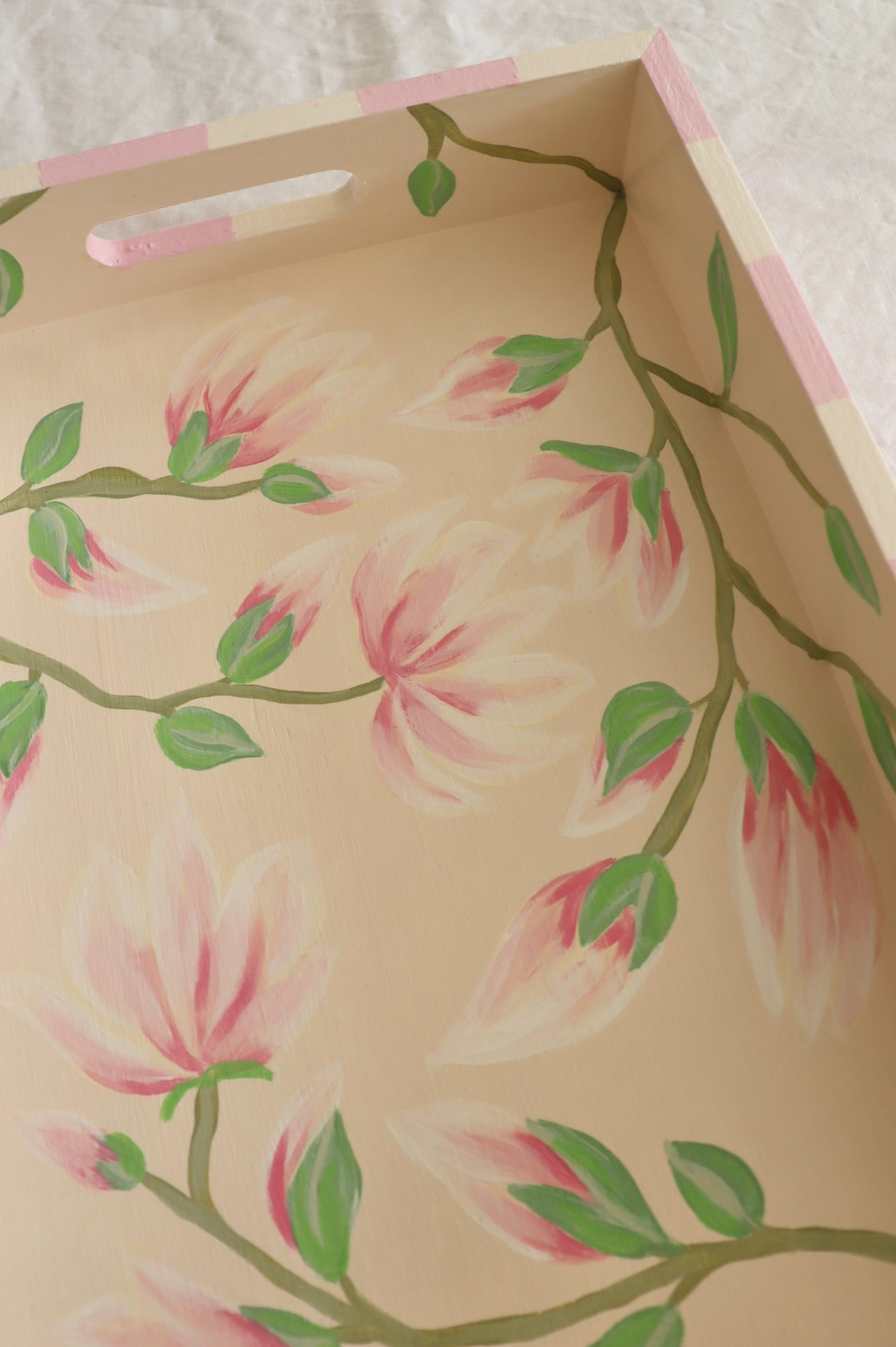 Pink Magnolia Tray (Large)