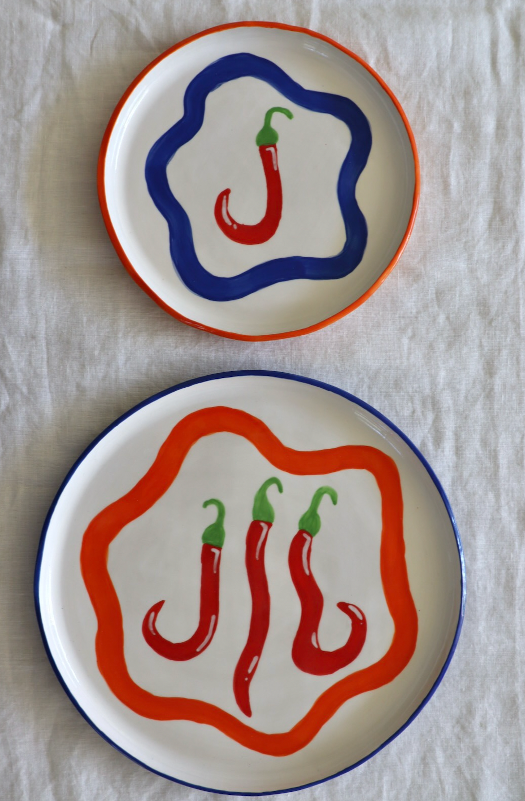 Chilli Plates (Set of 2)