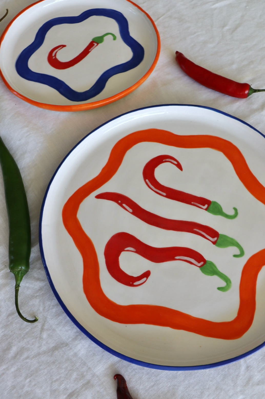 Chilli Plates (Set of 2)