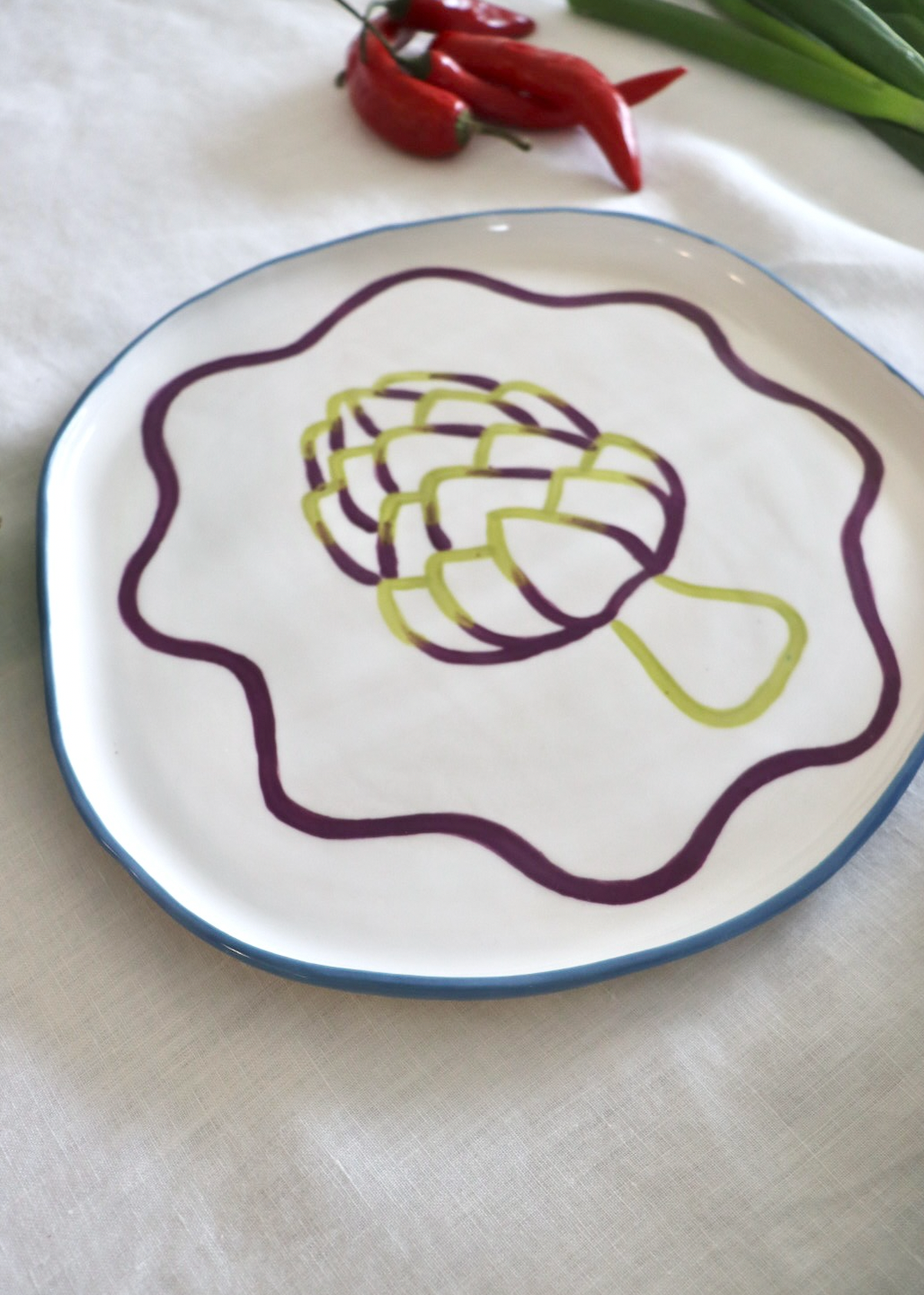 Artichoke Plate (Abstract)