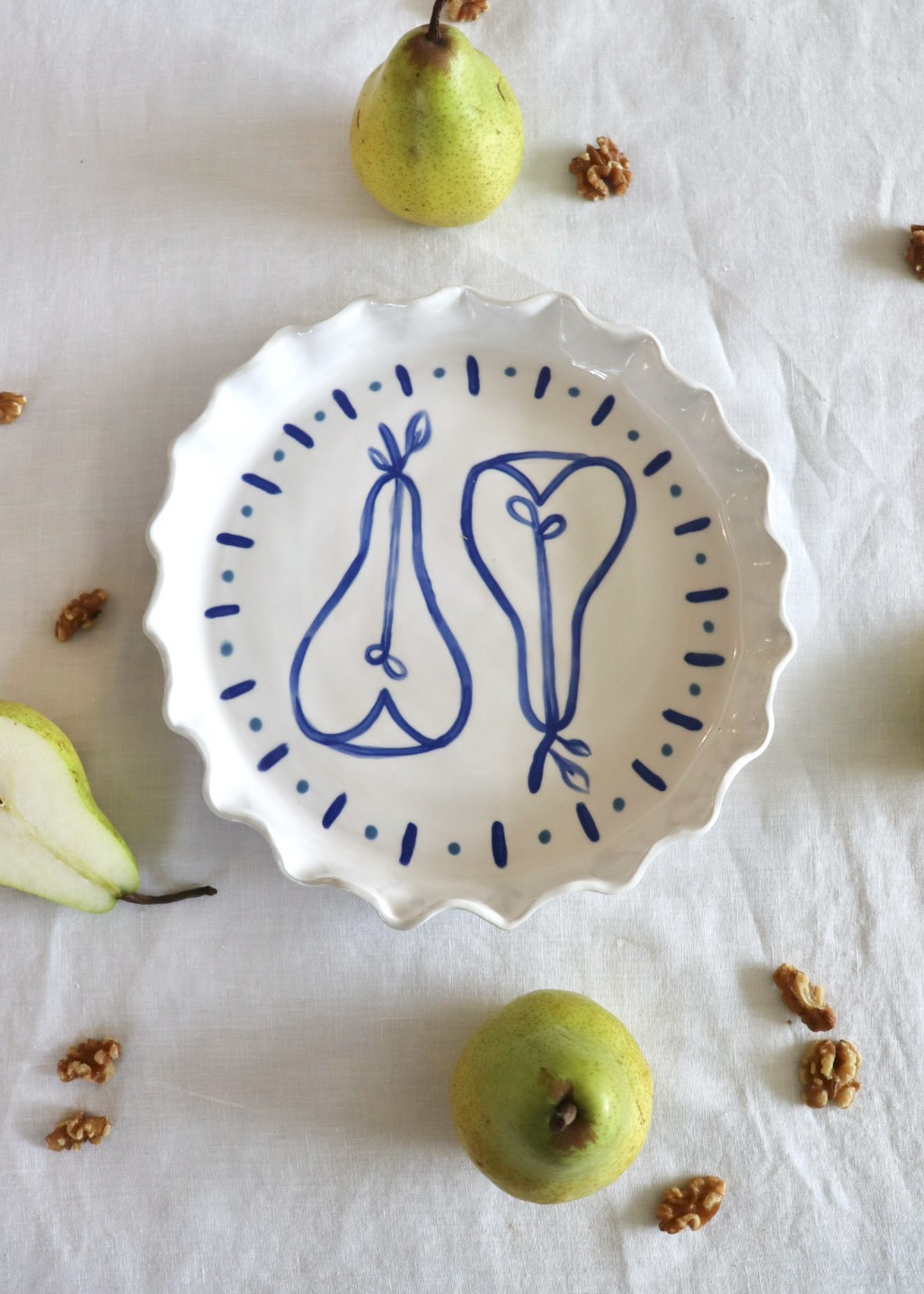 Pear Pie Dish (Large)