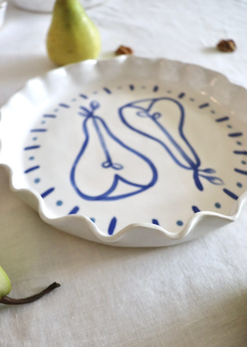 Pear Pie Dish (Large)