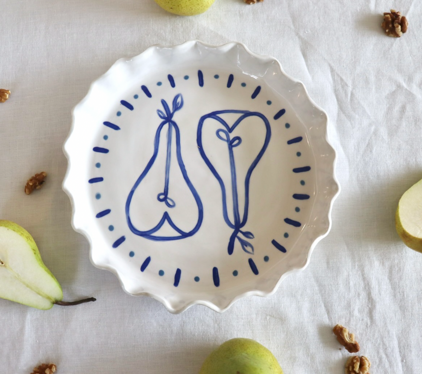 Pear Pie Dish (Large)