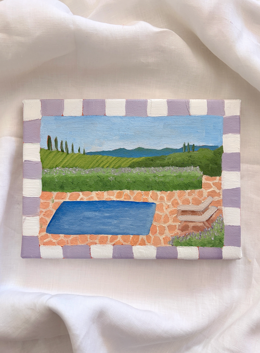Lounging in Tuscany (Study)