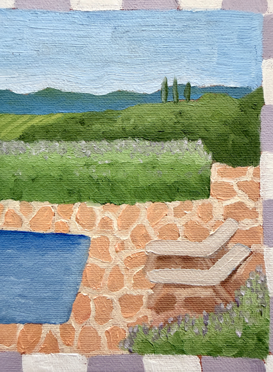 Lounging in Tuscany (Study)