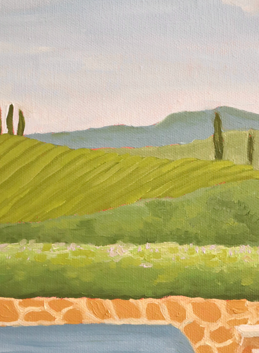 Lounging in Tuscany