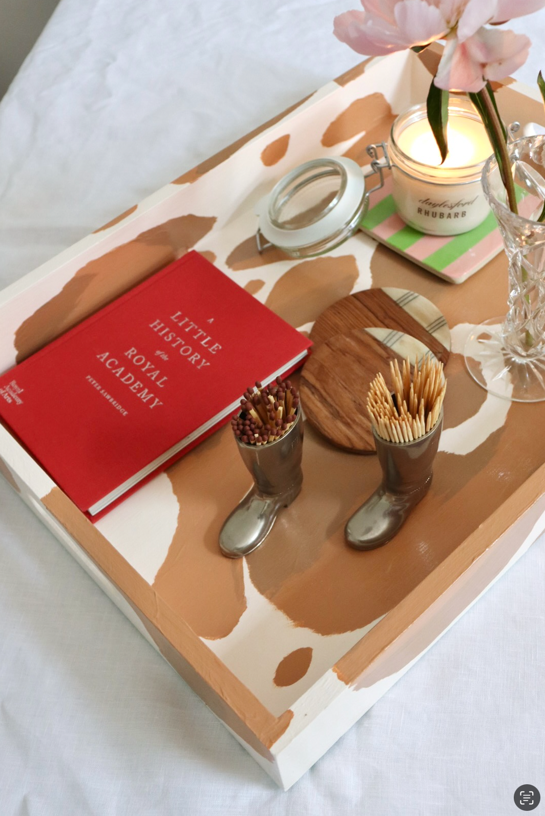 Cow Hide Tray (Extra Large)