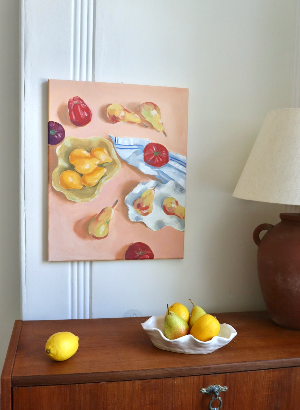 'Nourished' - Ceramic Series, Painting #1