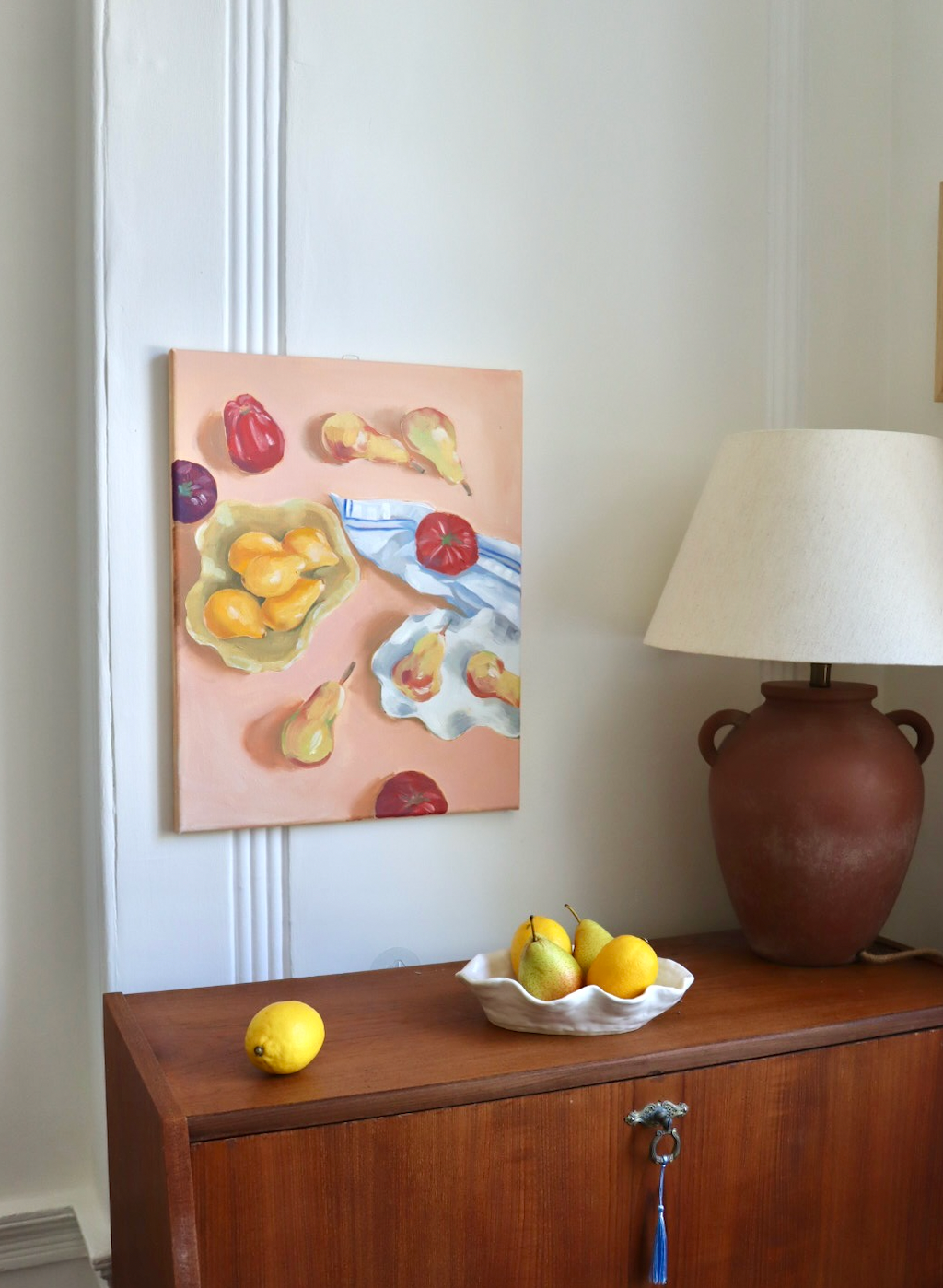 'Nourished' - Ceramic Series, Painting #1