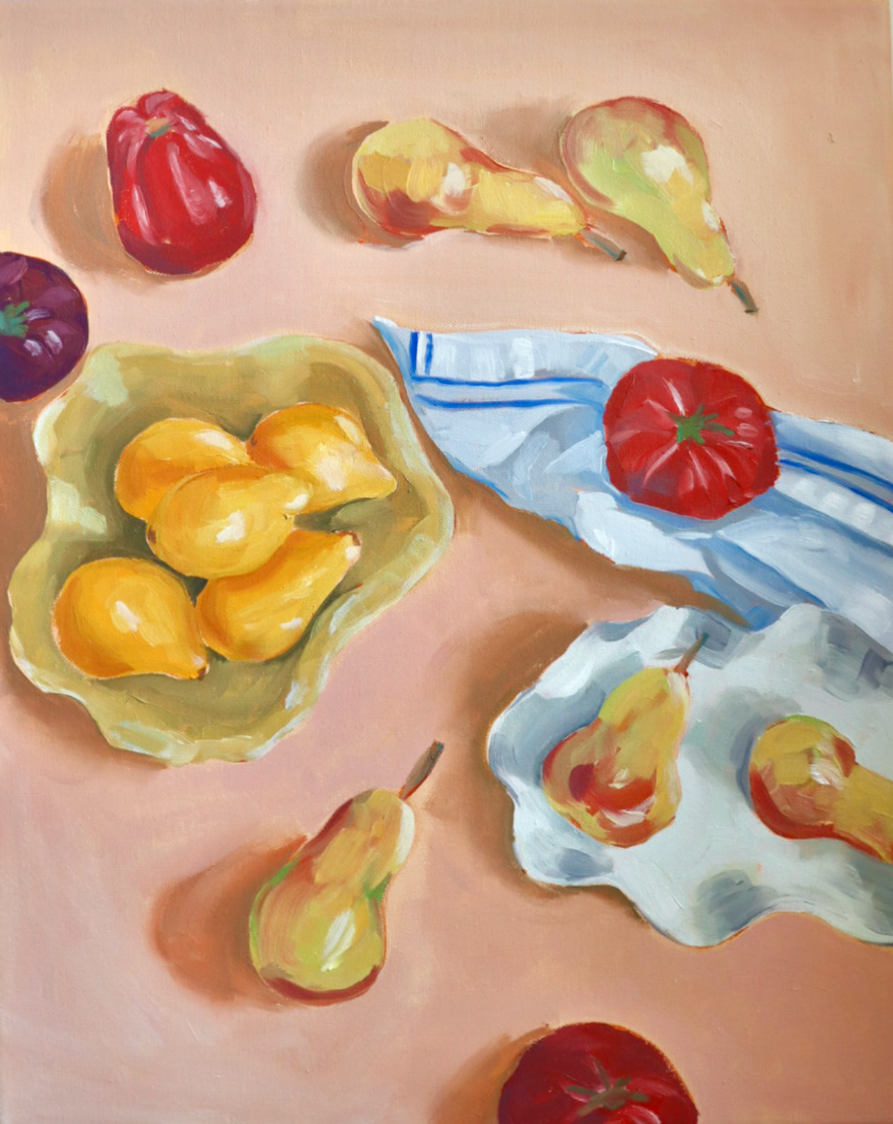'Nourished' - Ceramic Series, Painting #1