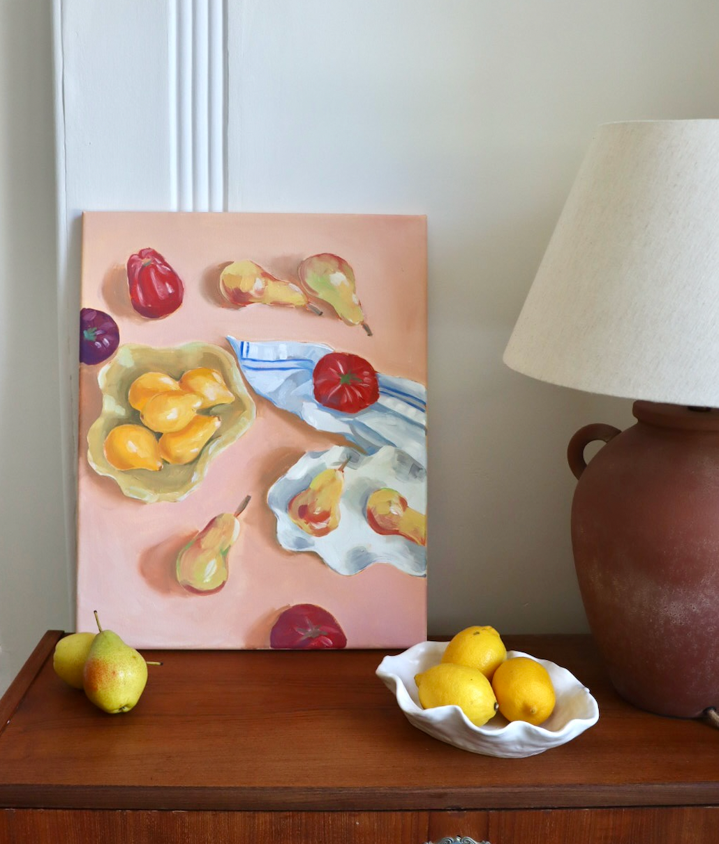 'Nourished' - Ceramic Series, Painting #1