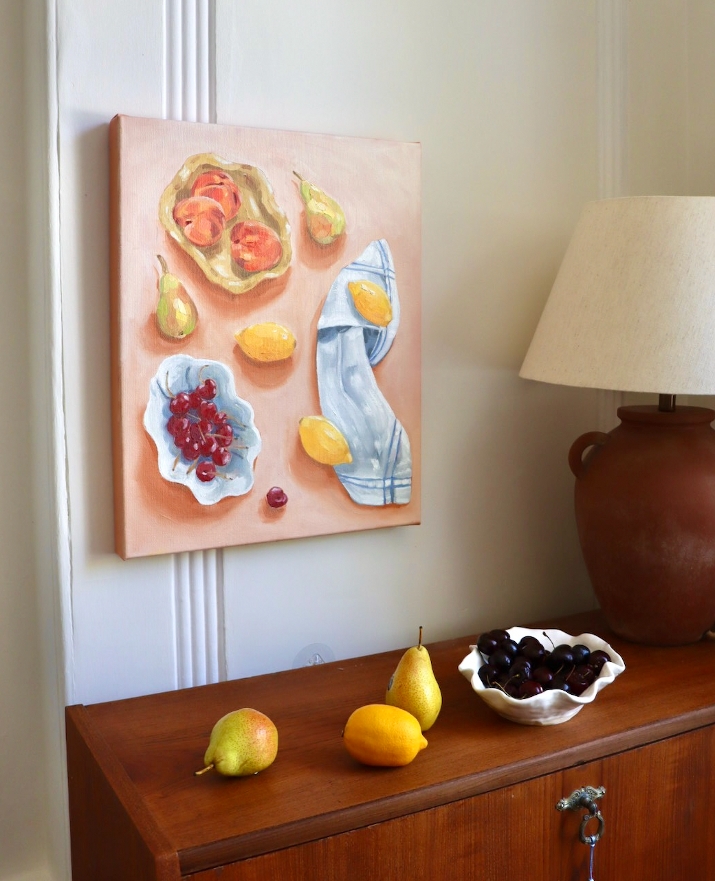 'Nourished' - Ceramic Series, Painting #2