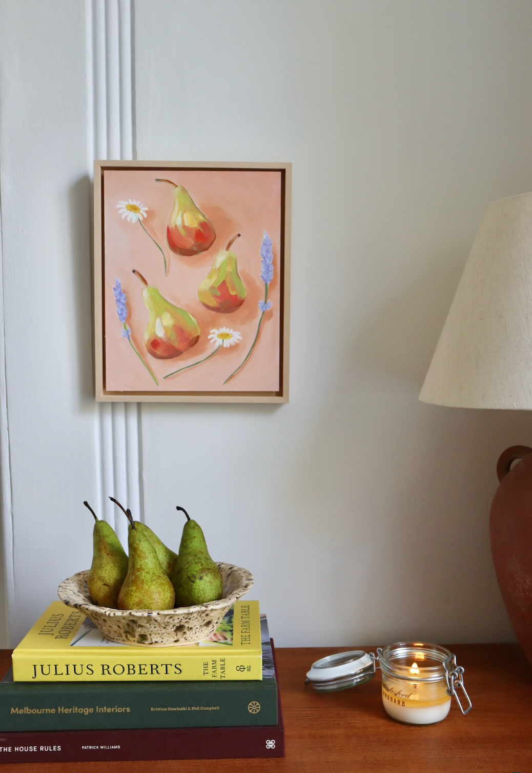 Pears & Flowers