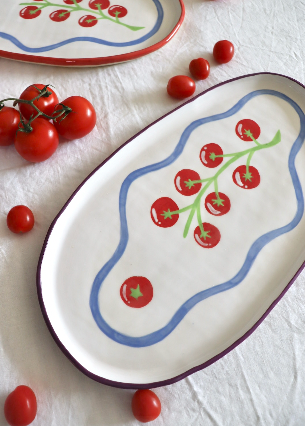 Tomato Vine Platter (Purple)
