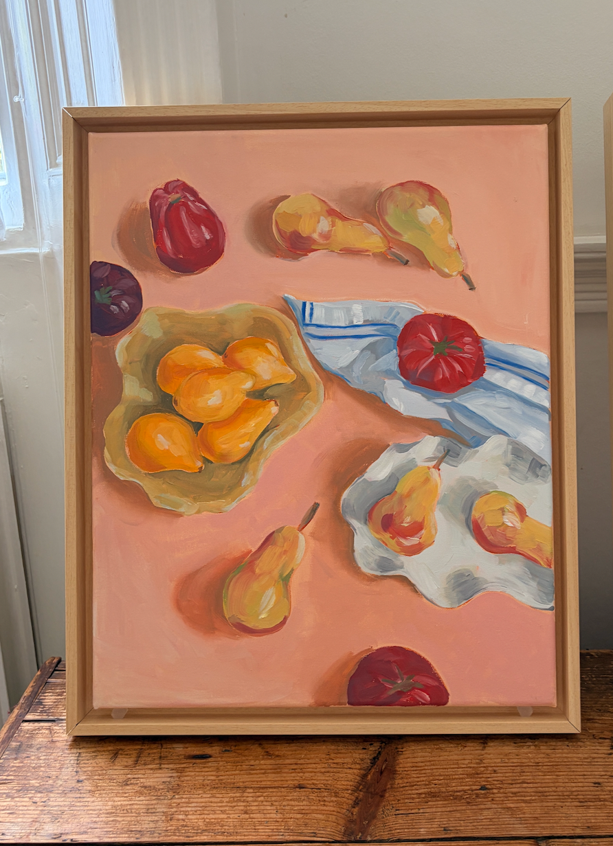 'Nourished' - Ceramic Series, Painting #1